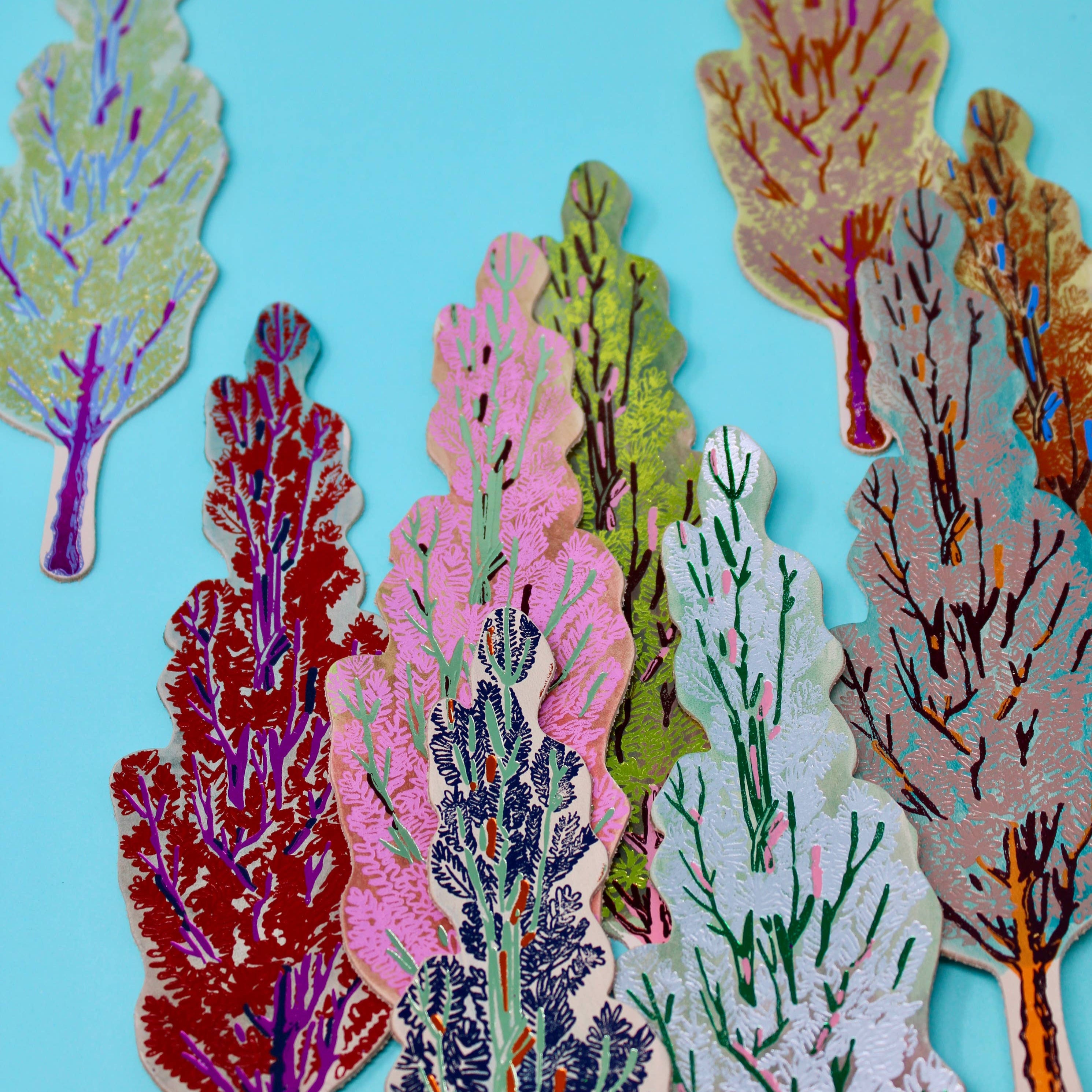 Ark Colour Design | "Tree Hugger" Leather Bookmark