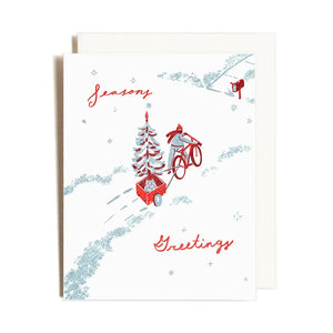 Homework Letterpress | "Seasons Greetings" Card