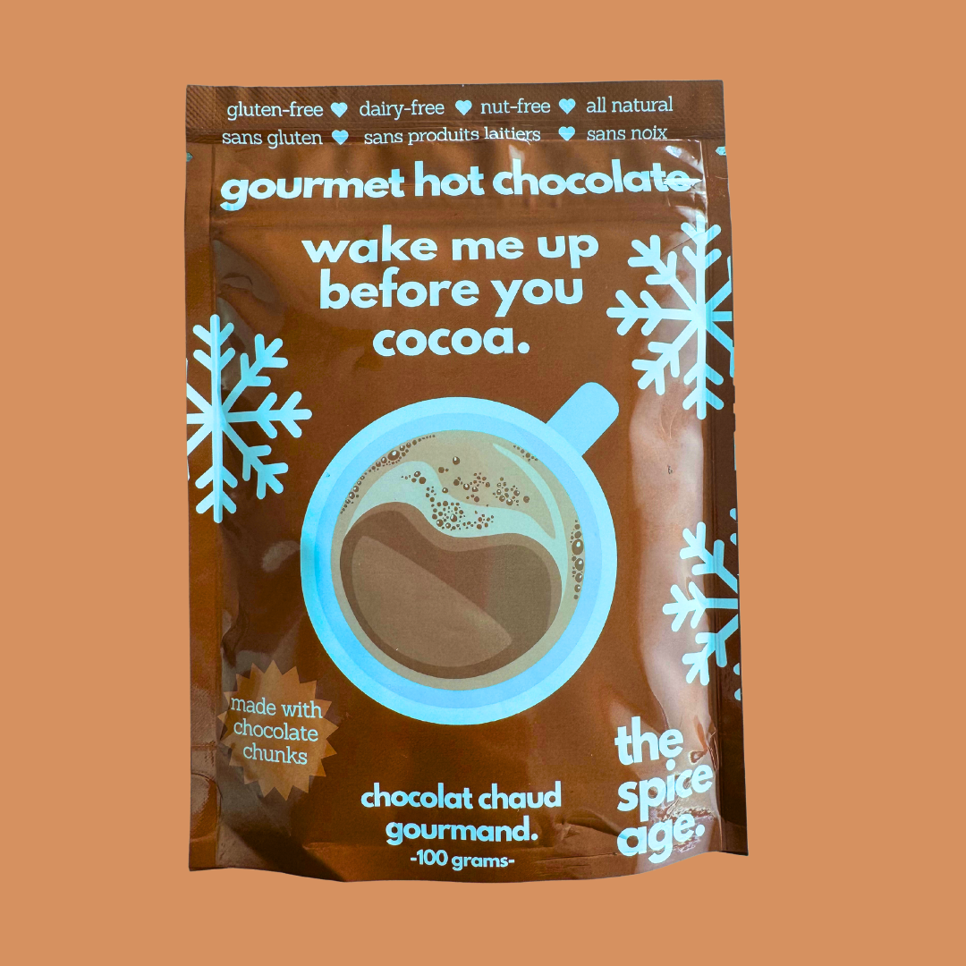 The Spice Age Gourmet Hot Chocolate with Real Chocolate Chunks