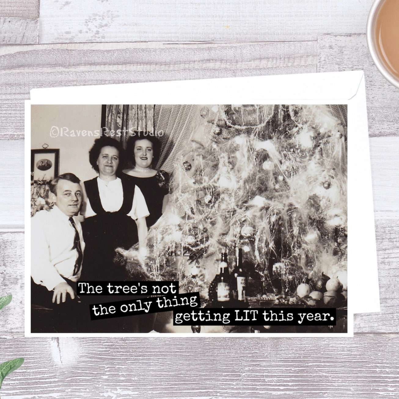 Raven’s Rest Studio | "Getting Lit" Christmas Card