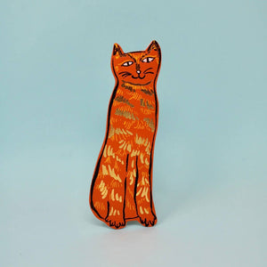 Ark Colour Design | "Cat Tails" Leather Bookmark