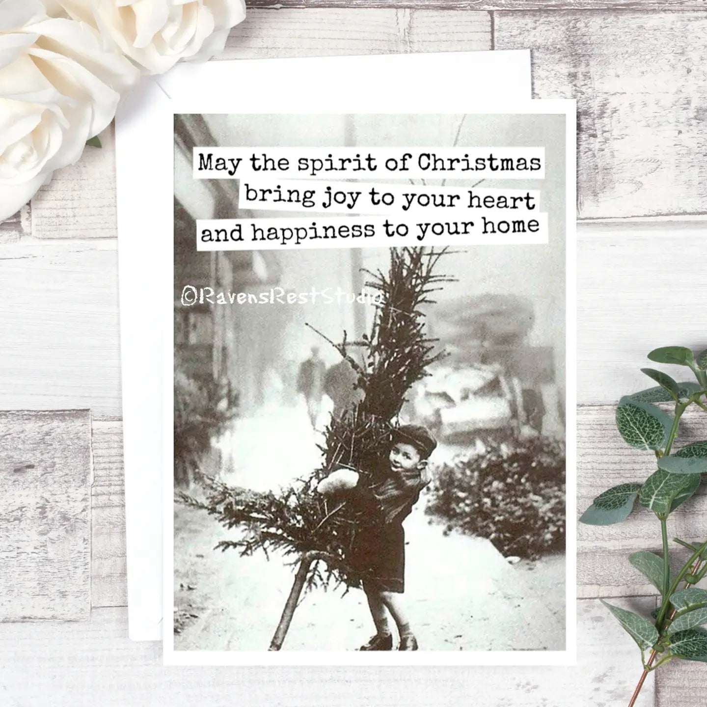 Raven’s Rest Studio | "Spirit of Christmas" Christmas Card