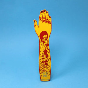Ark Colour Design | "Tattooed Arm" Leather Bookmark