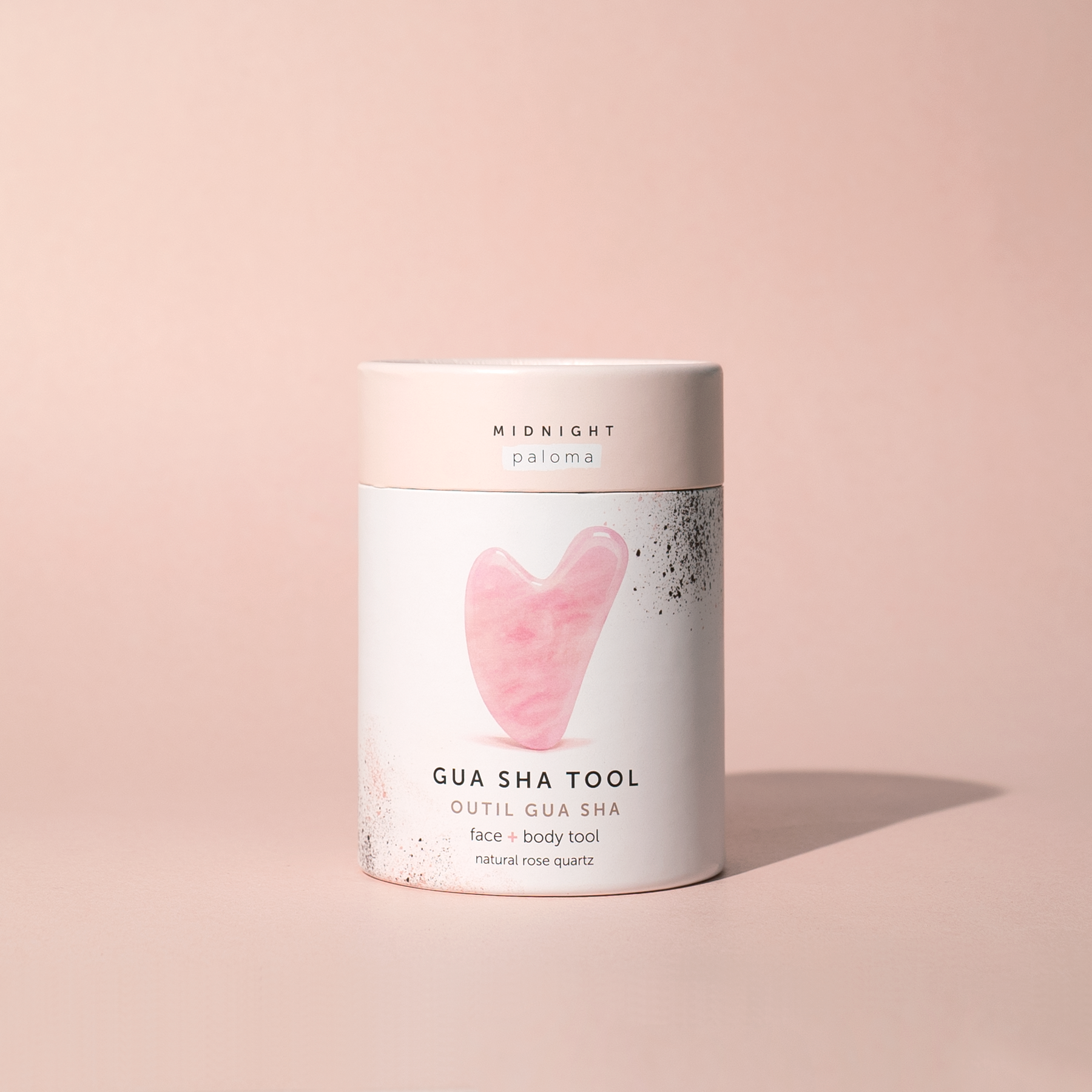 Midnight Paloma | Rose Quartz Gua Sha