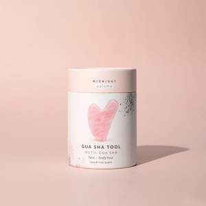 Midnight Paloma | Rose Quartz Gua Sha