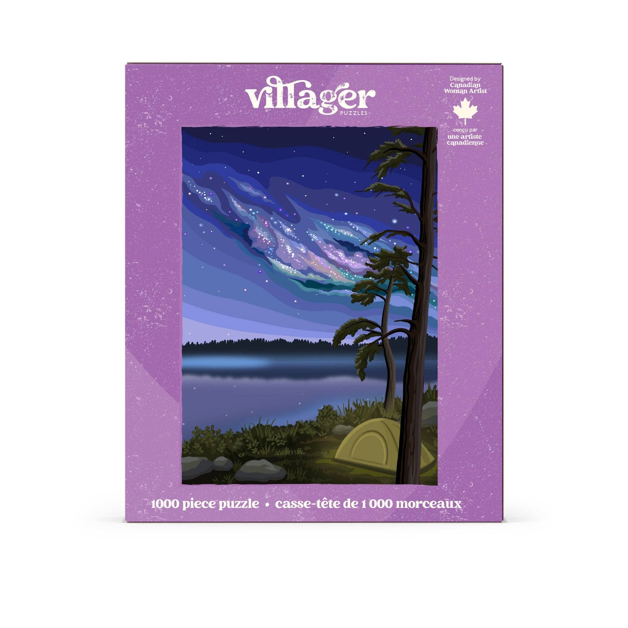 Villager Puzzles | "Northern Camping" 1000-Piece Puzzle