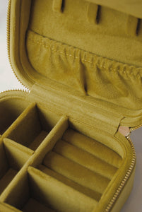 Olive Branch The Veteran Jewelry Box in Chartreuse