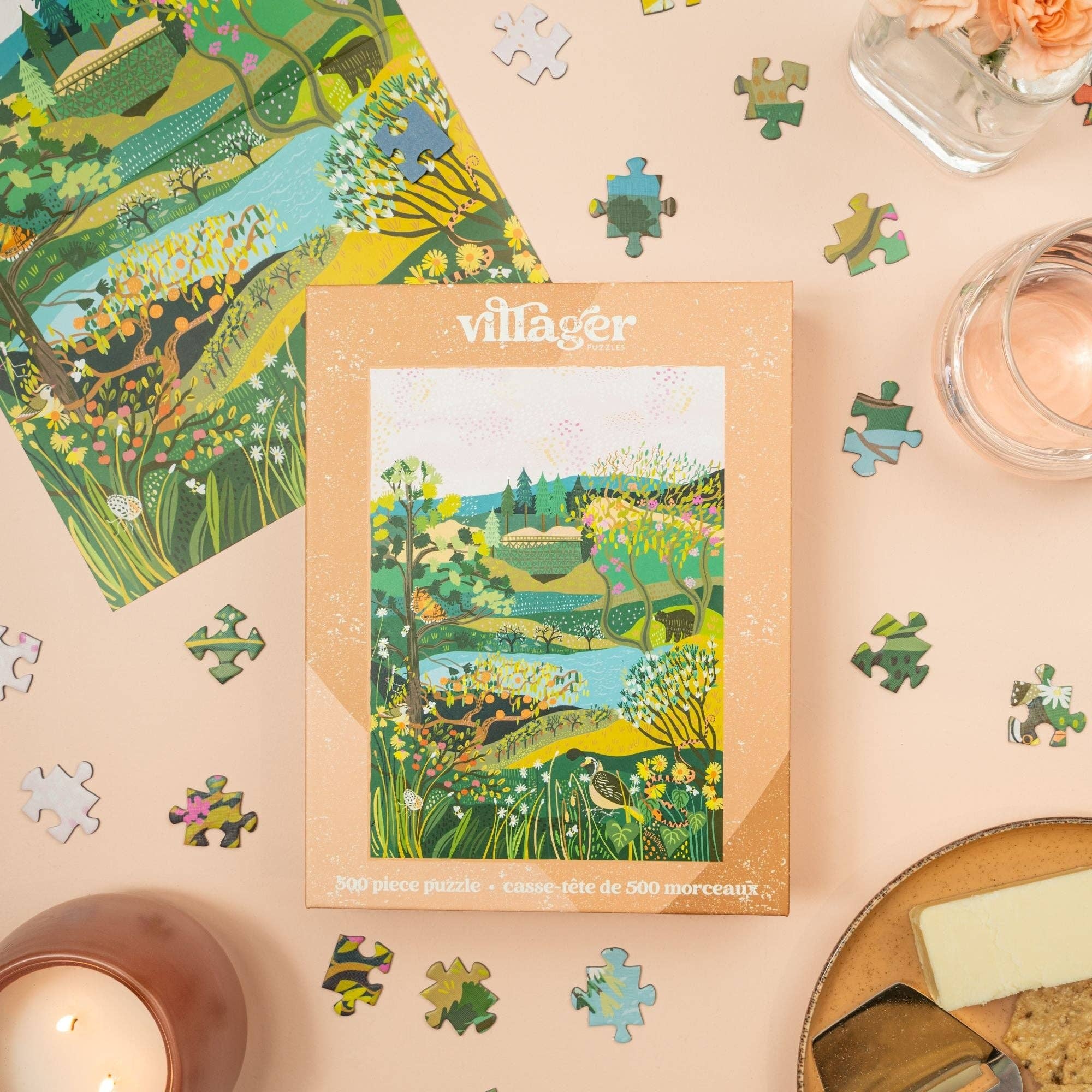 Villager Puzzles | "Okanagan Valley" 500-Piece Puzzle