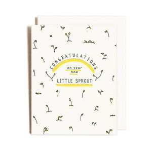Homework Letterpress | "Little Sprout" Card