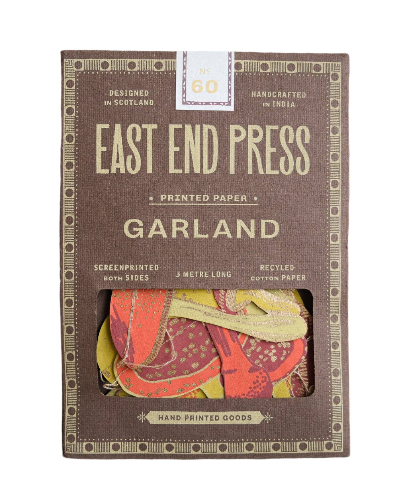 East End Press "Mushroom" Sewn Garland