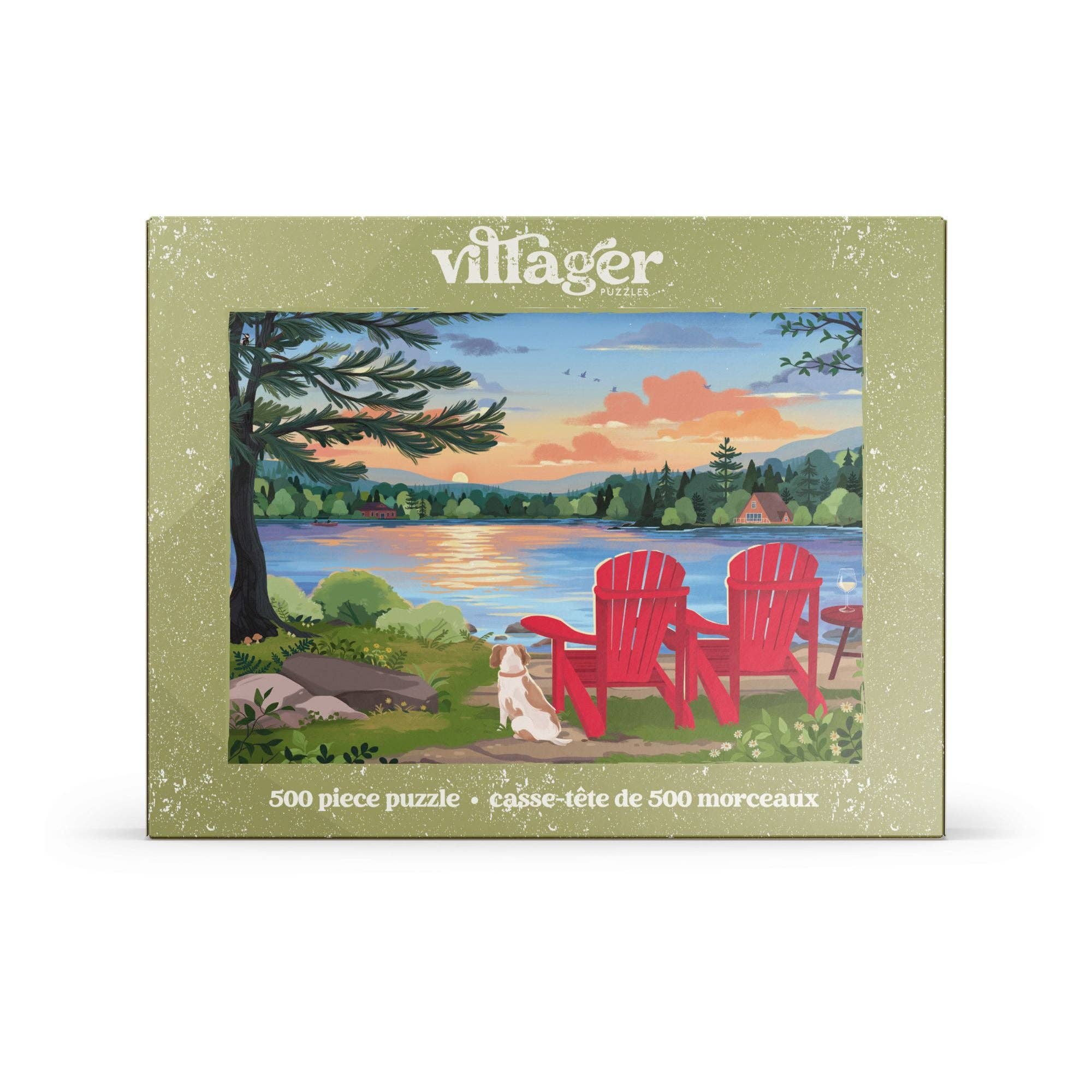 Villager Puzzles | "Cottage Country" 500-Piece Puzzle