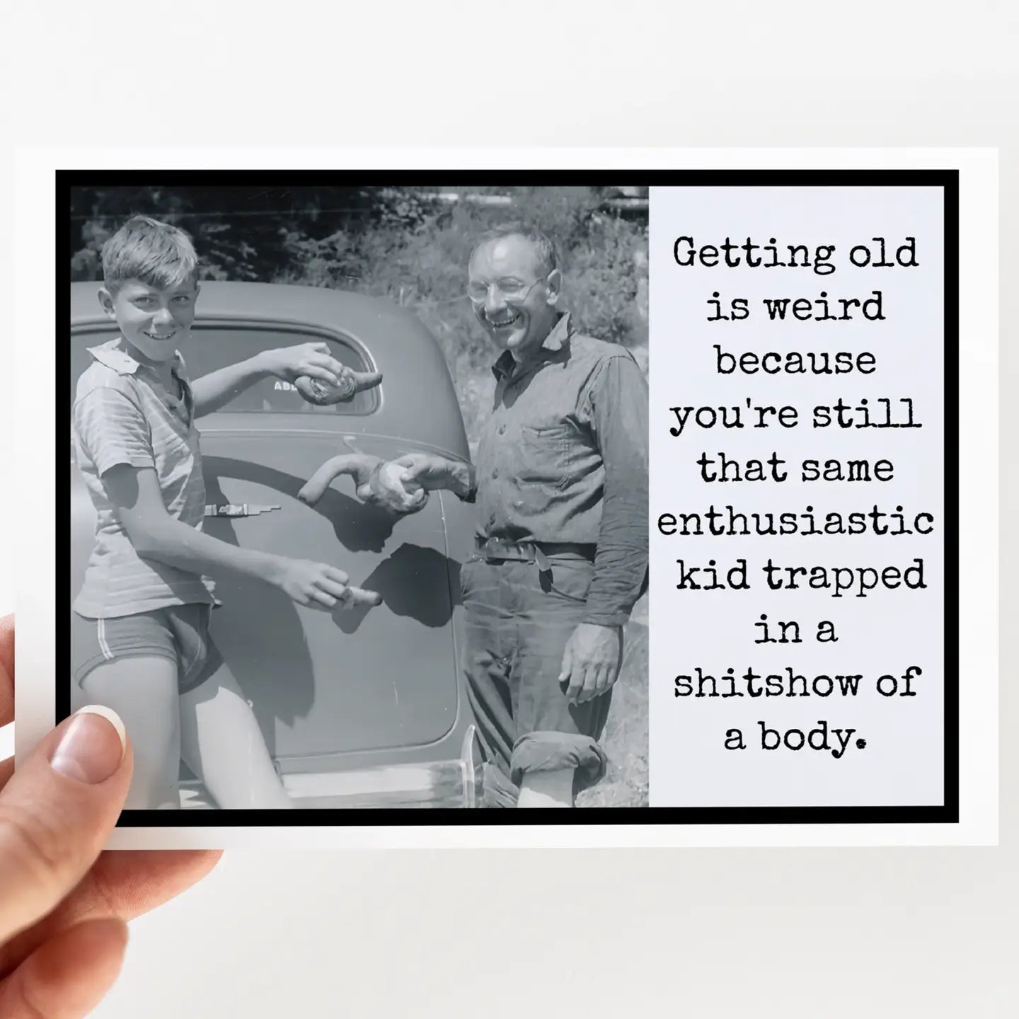Raven’s Rest Studio | “Getting Older is Weird" Card