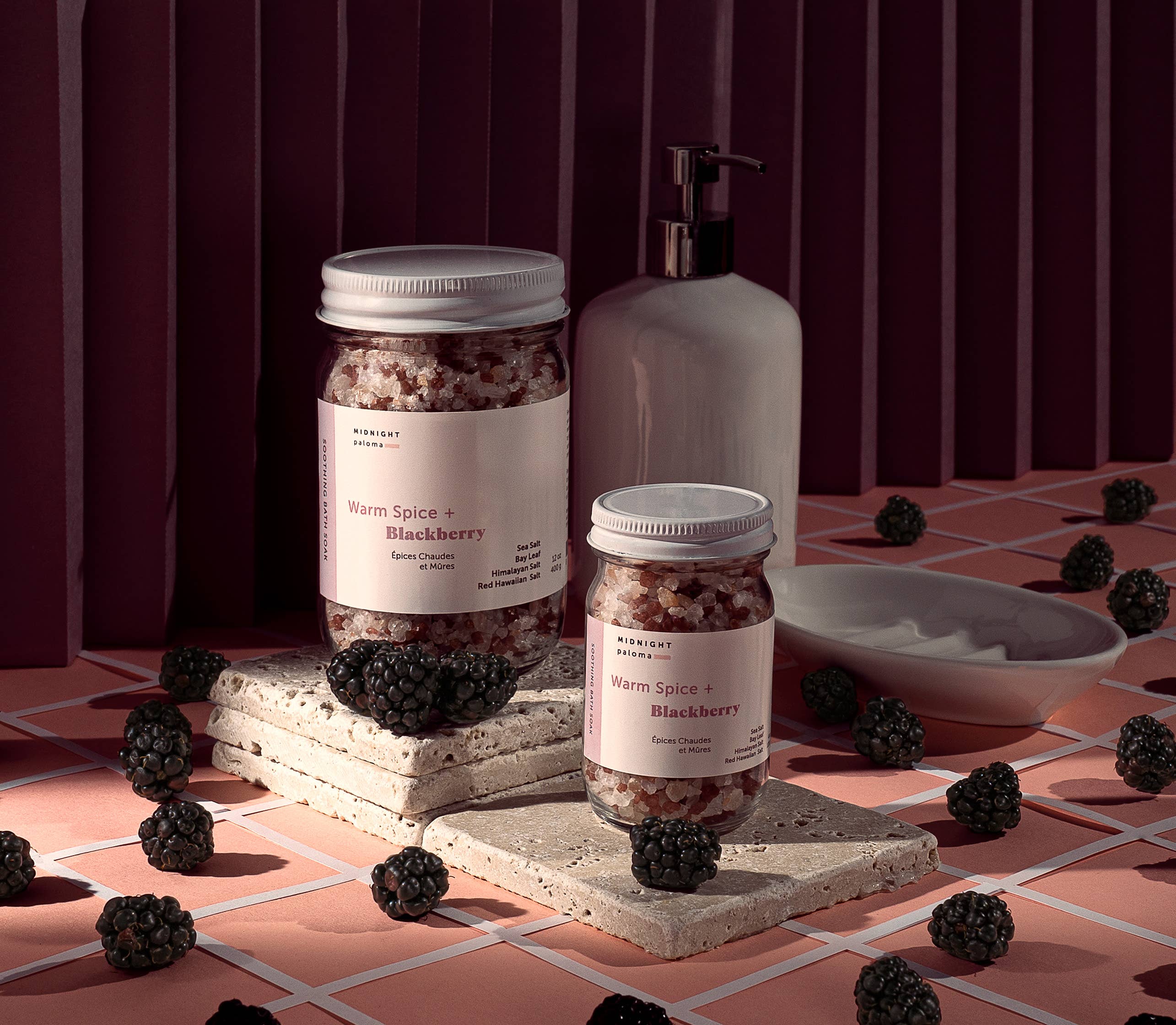 Midnight Paloma |Warm Spice + Blackberry Soothing Bath Soak