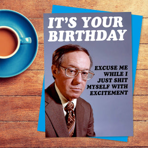 Dean Morris Cards "Sh*t Myself With Excitement" Greeting Card