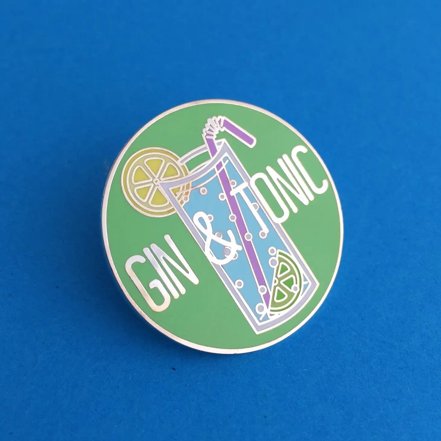 Hand Over Your Fairy Cakes | Gin and Tonic Enamel Pin