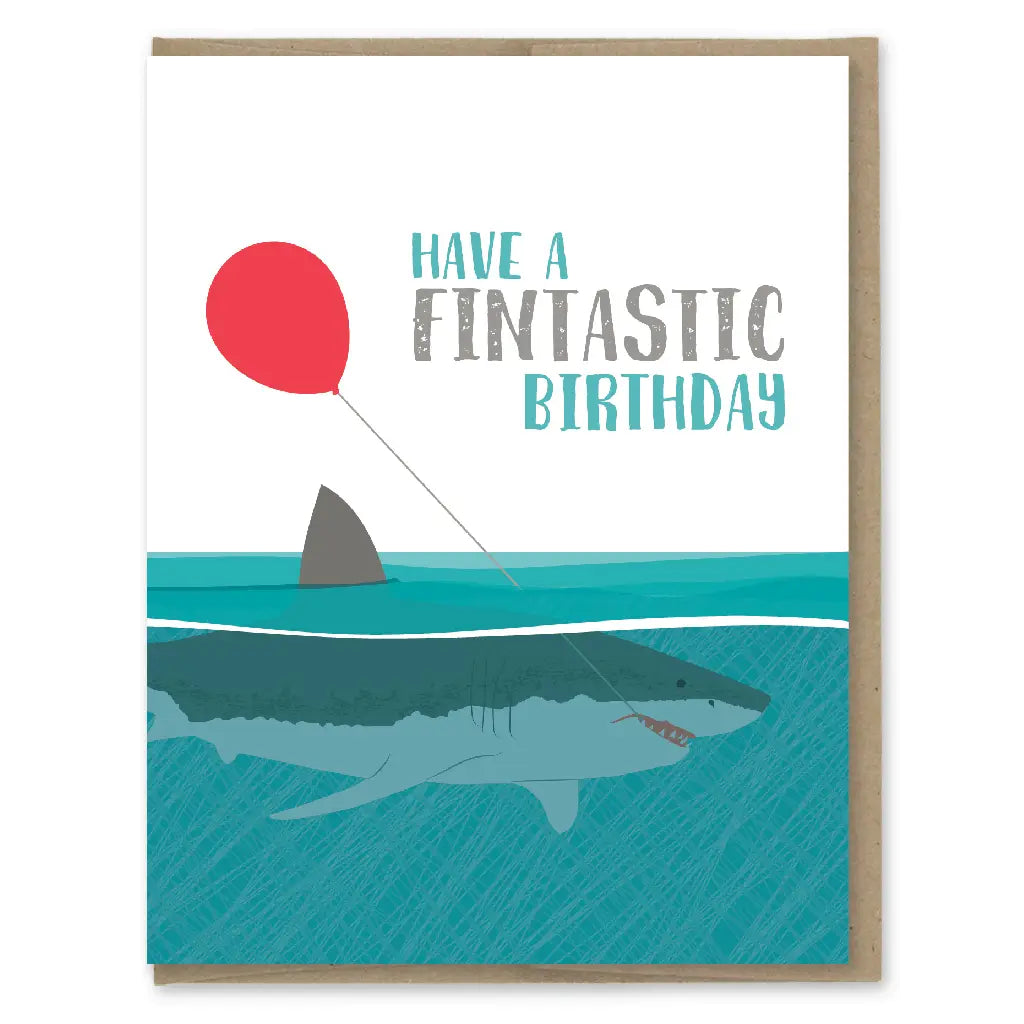 Modern Printed Matter “Have a Fintastic Birthday” Card
