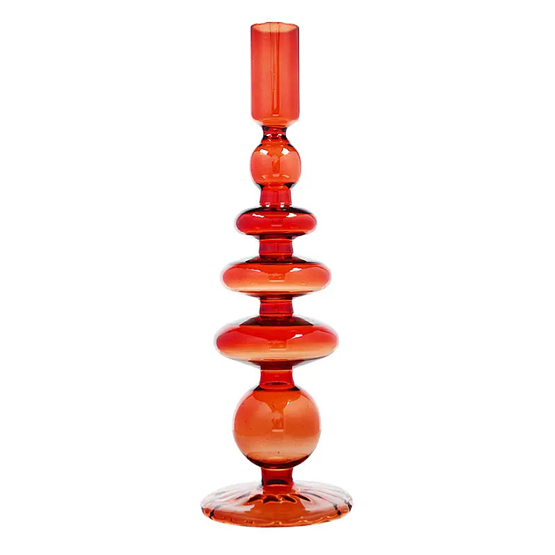 Rosha Living “Wisteria” Glass Candleholder - Large