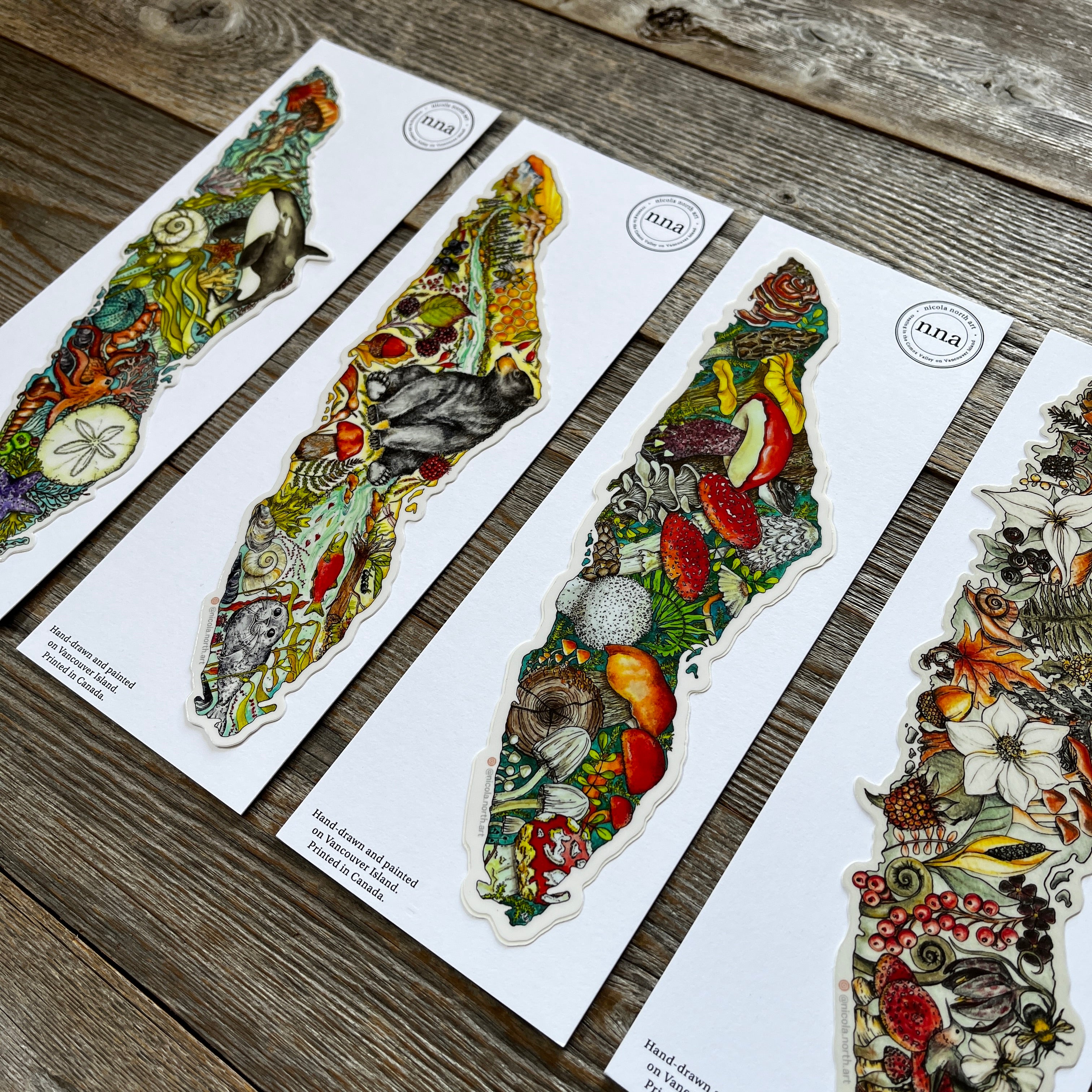 Nicola North "Vancouver Island" Stickers