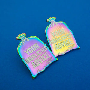 Hand Over Your Fairy Cakes | Your Unsolicited Advice Enamel Pin