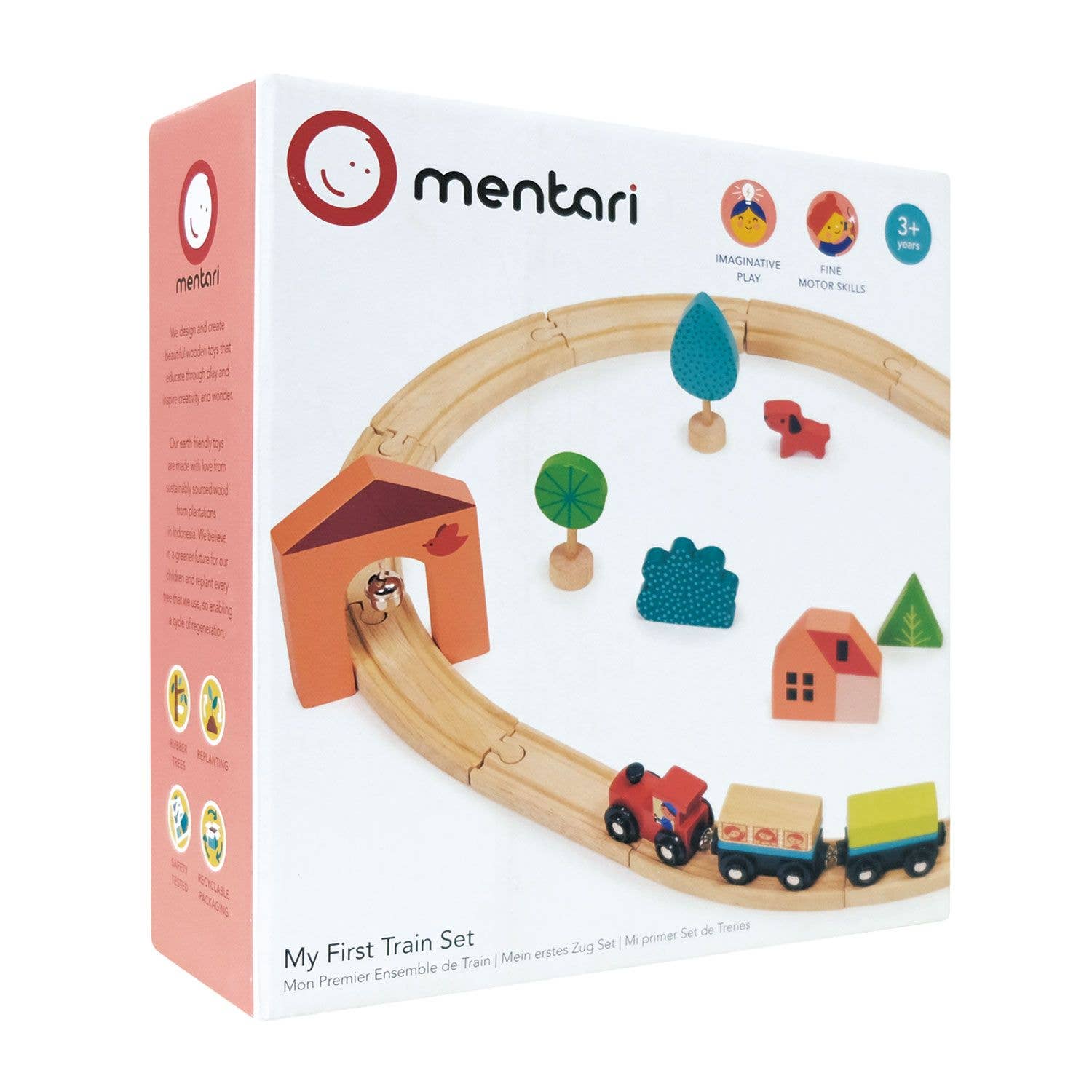 Mentari Toys | My First Train Set - Bough and Antler Northwest Goods