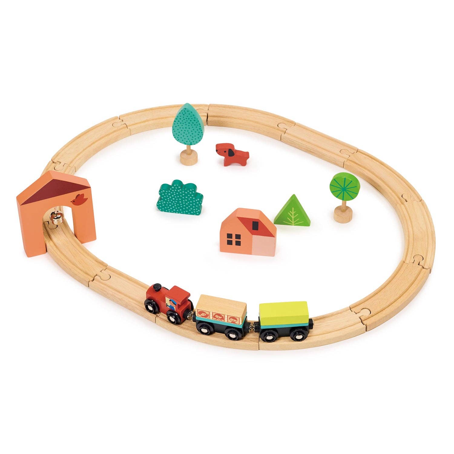 Mentari Toys | My First Train Set - Bough and Antler Northwest Goods