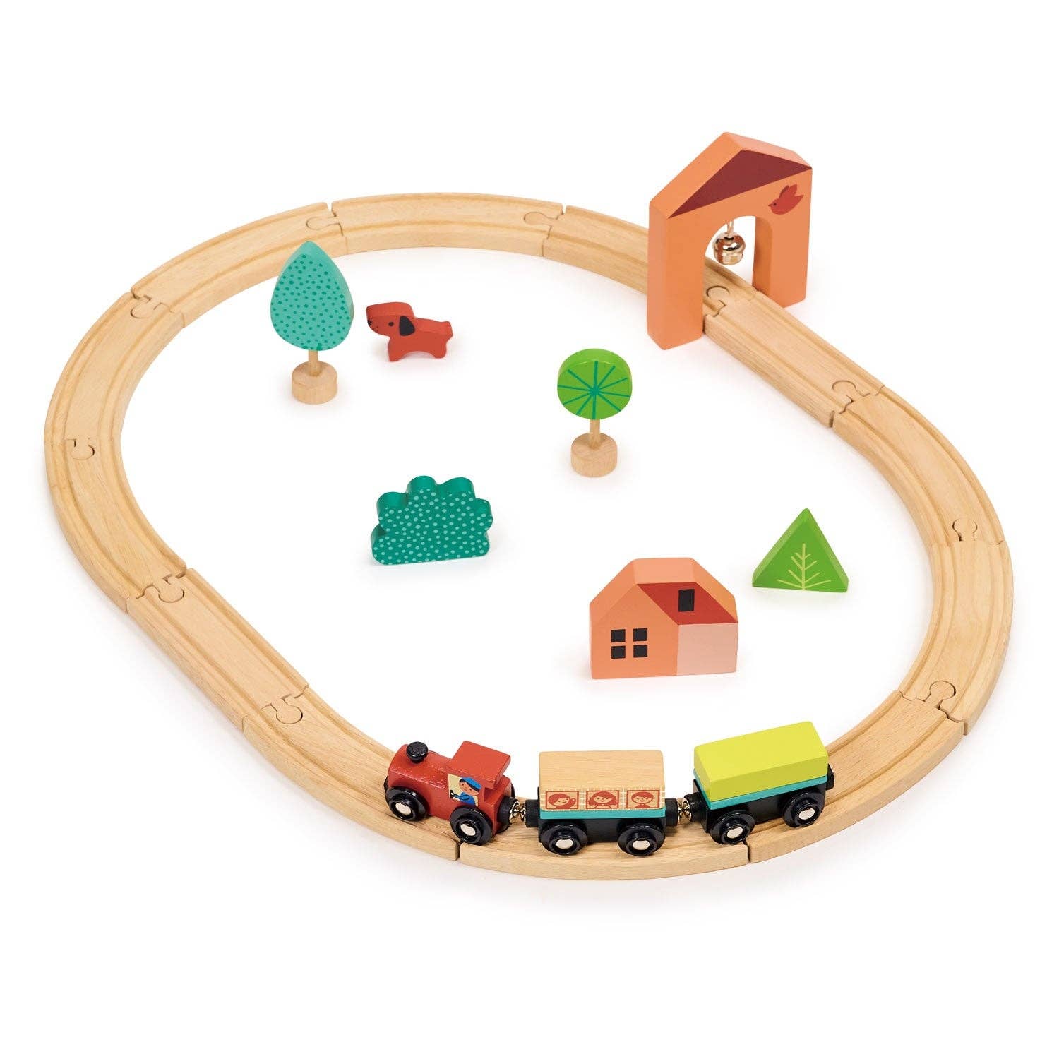 Mentari Toys | My First Train Set - Bough and Antler Northwest Goods