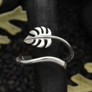 Nina Designs "Monstera" Adjustable Ring