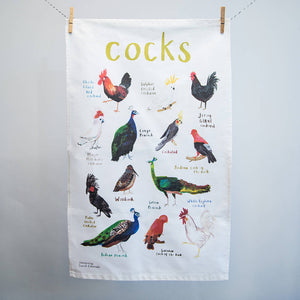 Sarah Edmonds Cheeky Birds Tea Towels