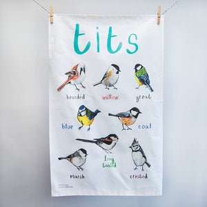 Sarah Edmonds Cheeky Birds Tea Towels