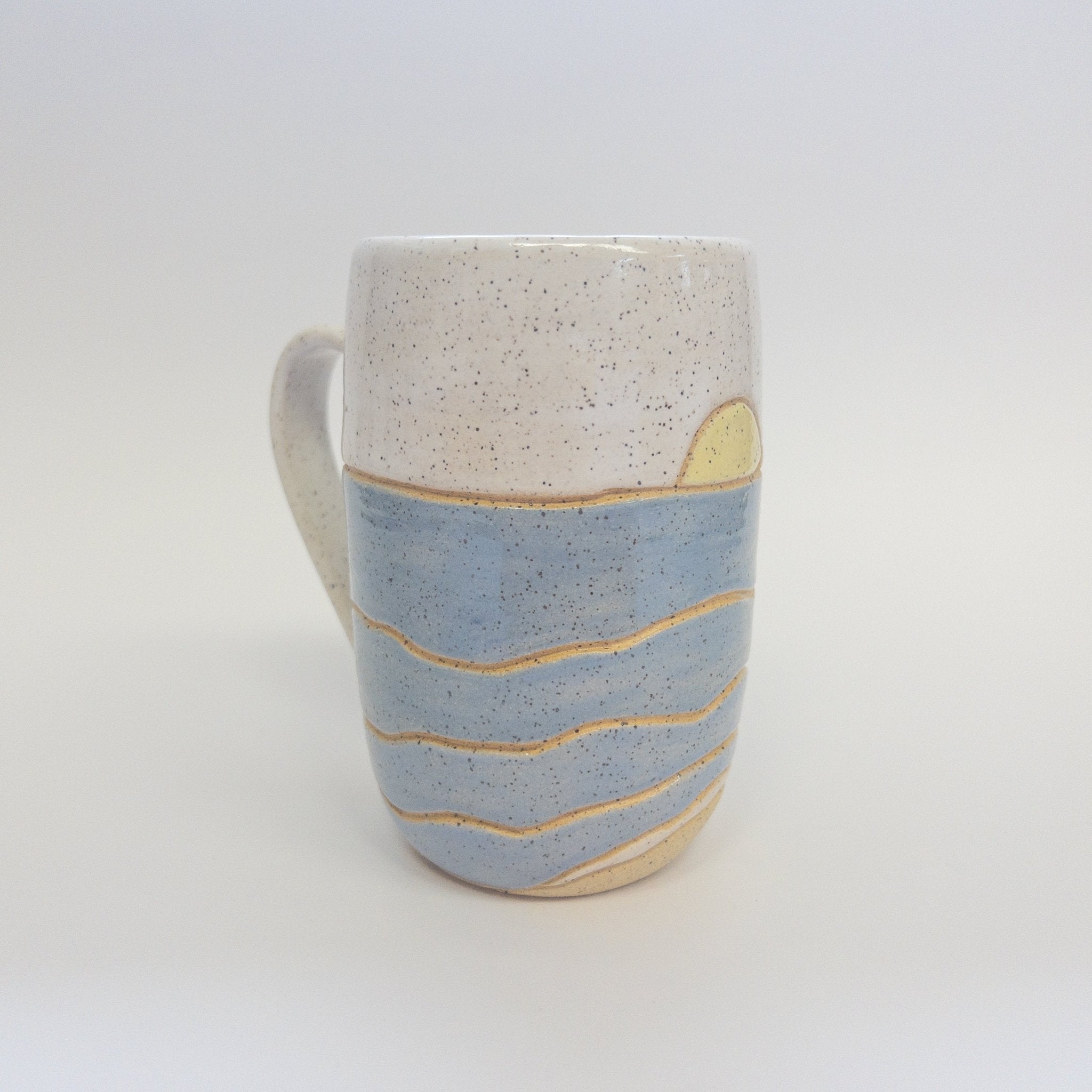 Pottery for Peace | Beach Landscape Mugs - Bough and Antler Northwest Goods