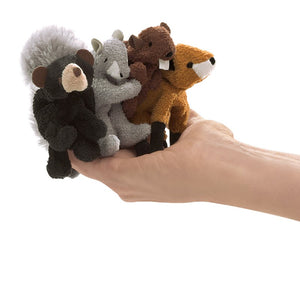Folkmanis | Mini Woodland Animal Finger Puppet Set