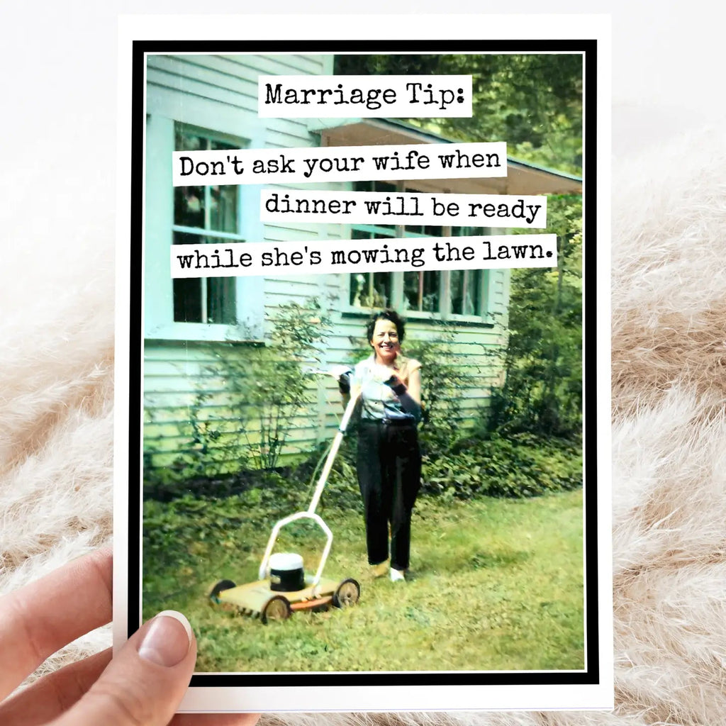 Raven’s Rest Studio | “Marriage Tip" Card - Bough and Antler Northwest Goods