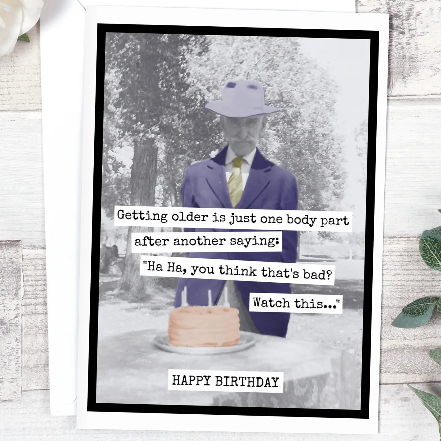 Raven’s Rest Studio | “Old Body Parts" Card - Bough and Antler Northwest Goods