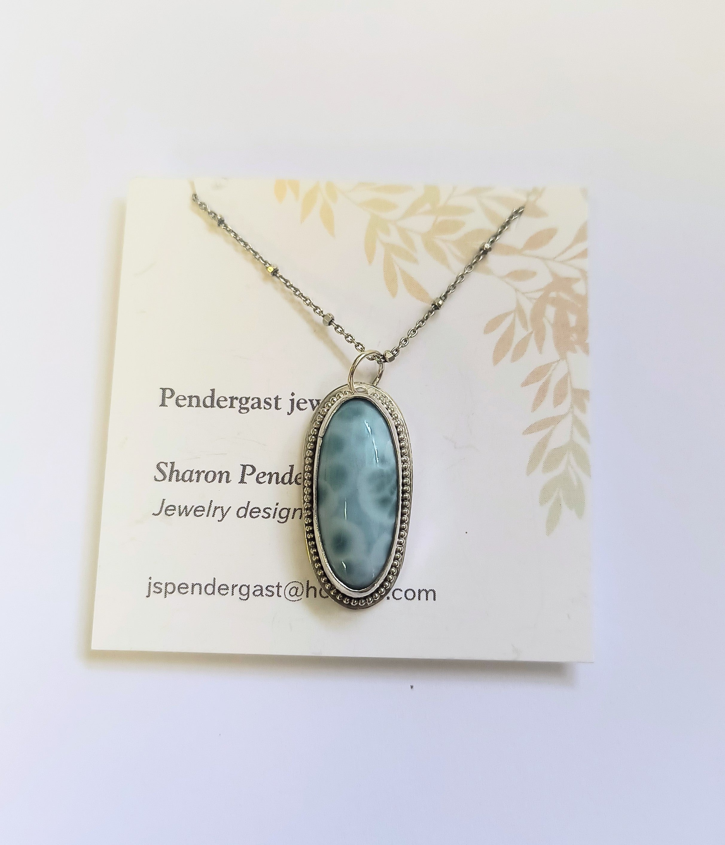 Pendergast Jewelry | "Larimar" Pendant