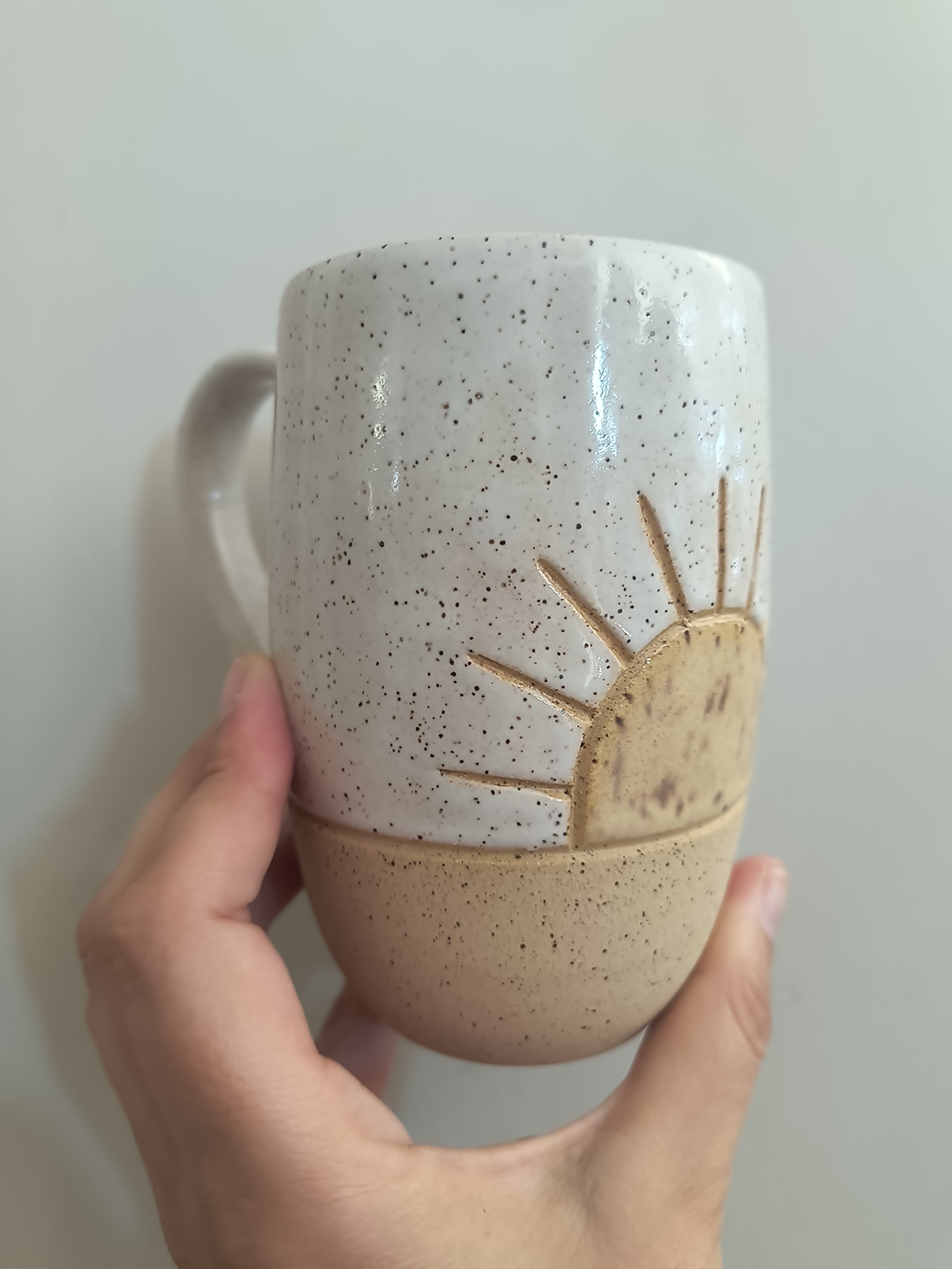 Pottery for Peace | Speckled Sun Mug