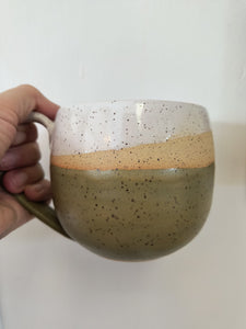 Pottery for Peace | Matcha-Green Speckle Mugs