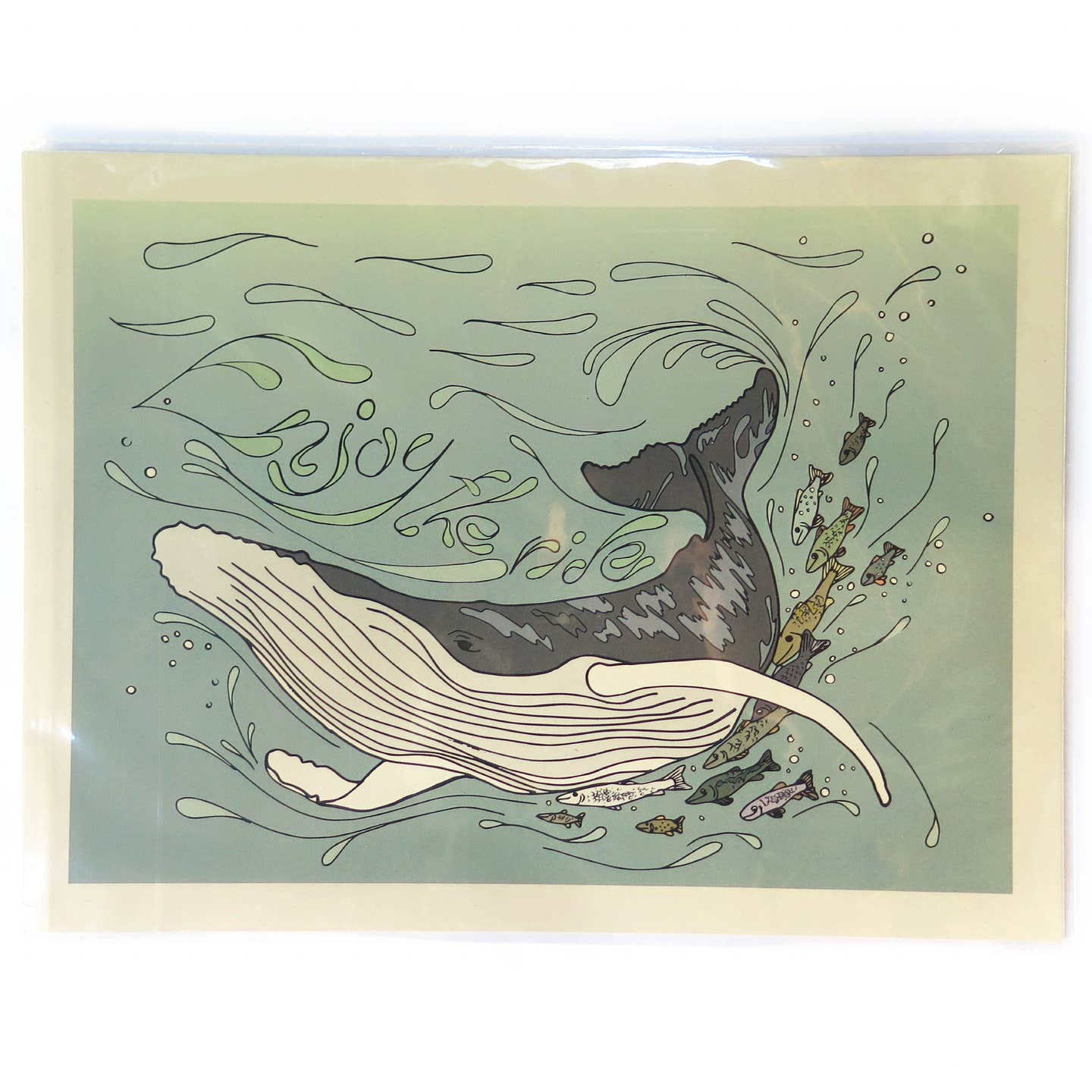 Wild Life Illustration Co. "Enjoy the Ride" 12x16 Print