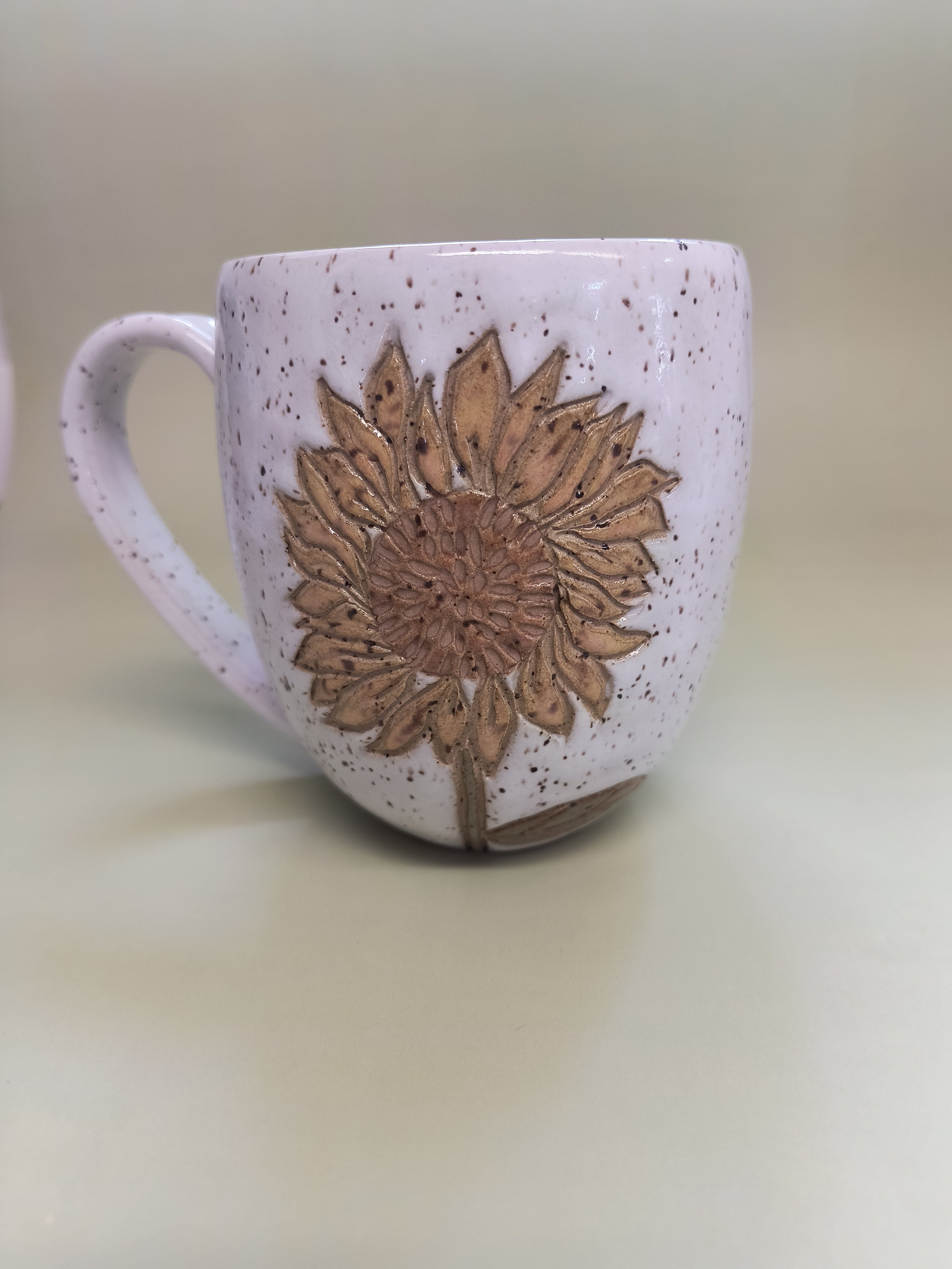 Pottery for Peace | Speckled Sunflower Mug