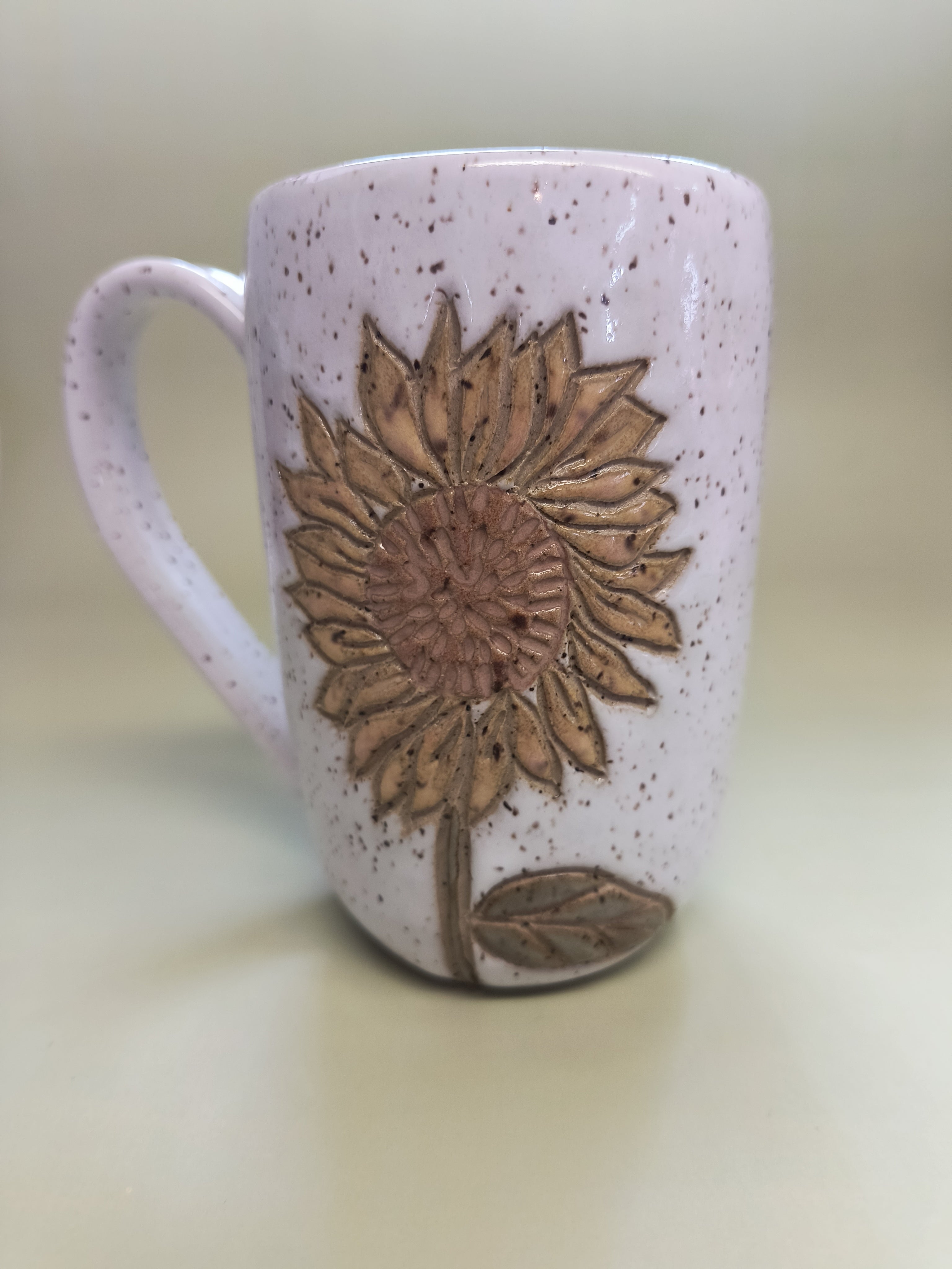 Pottery for Peace | Speckled Sunflower Mug