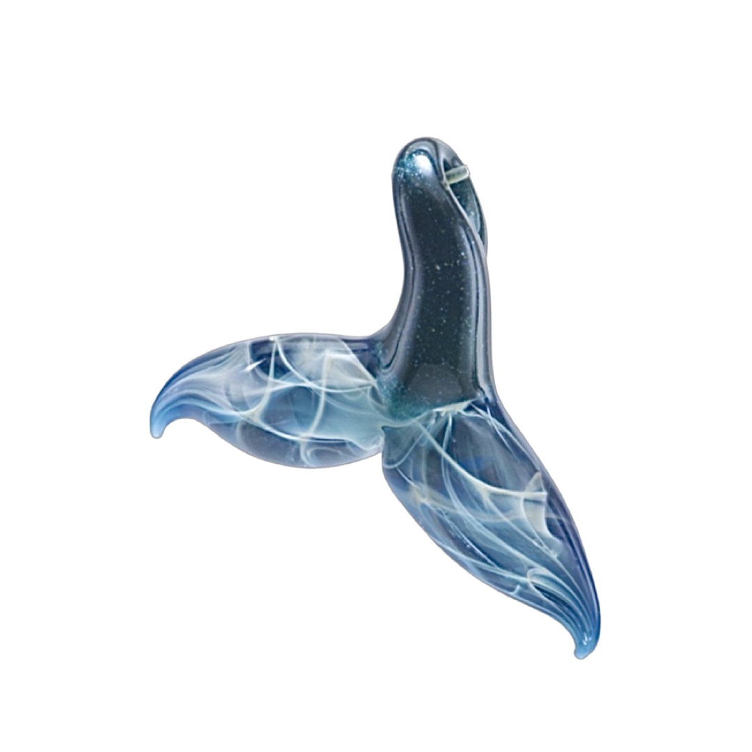 Mystic Glass Creations Whale Tail Pendant