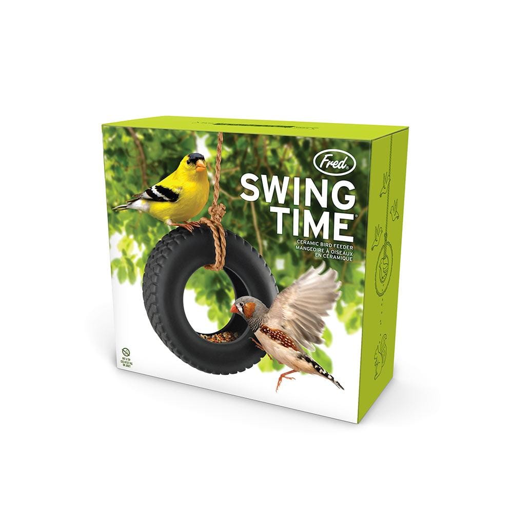 Fred Tire Swing Bird Feeder