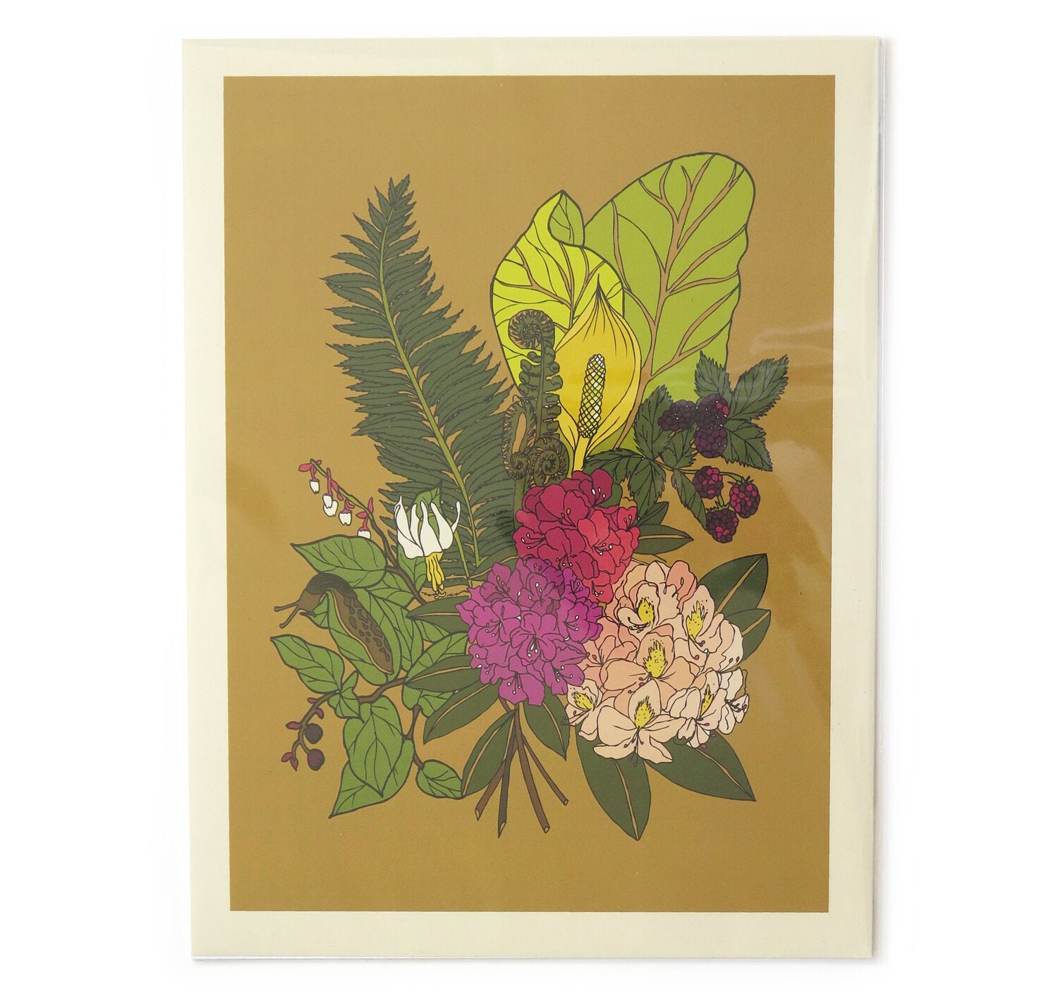 Wild Life Illustration Co. "Wild Flowers" 12x16 Print