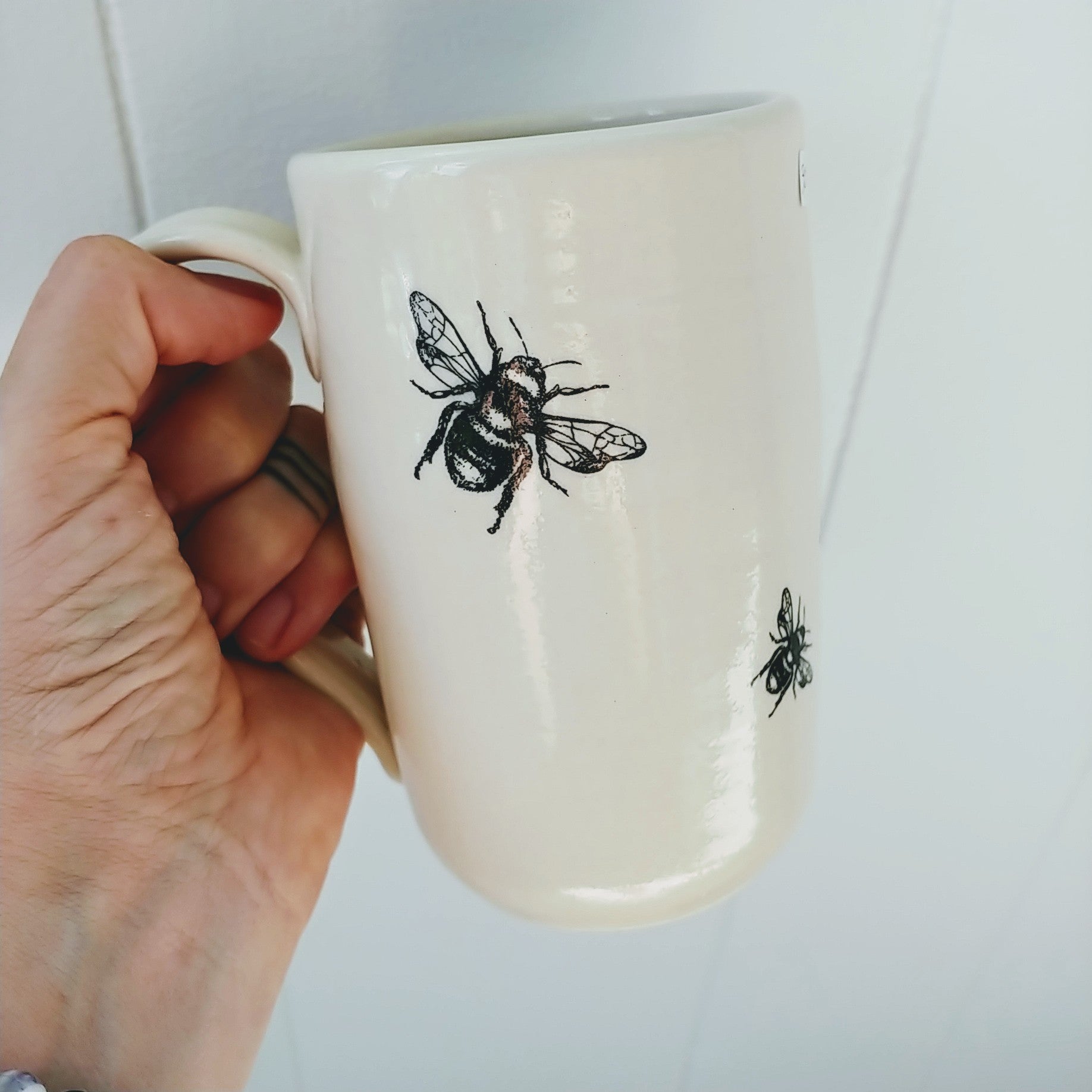 Pottery for Peace Bee Mug