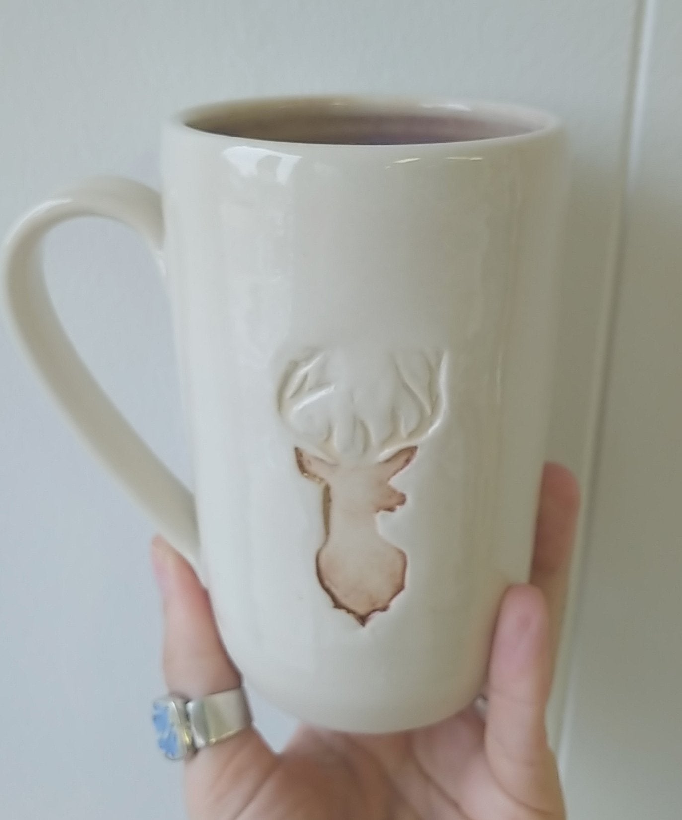 Pottery for Peace Deer Mug