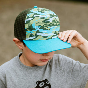 Bough & Antler "Camp-O-Flage" Kids Trucker Hat