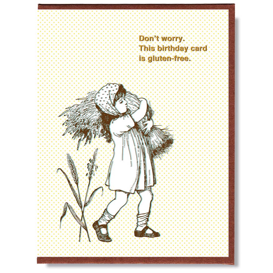 Smitten Kitten "Gluten Free Birthday" Card