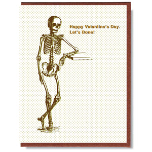 Smitten Kitten “Happy Valentine's Day. Let's Bone” Card