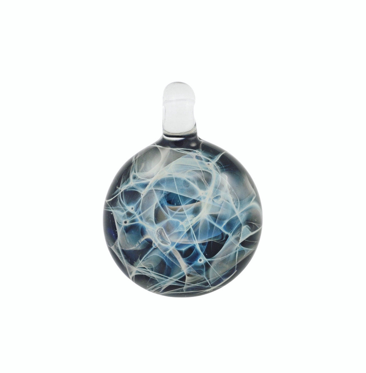Mystic Glass Creations Round Smoke Pendant