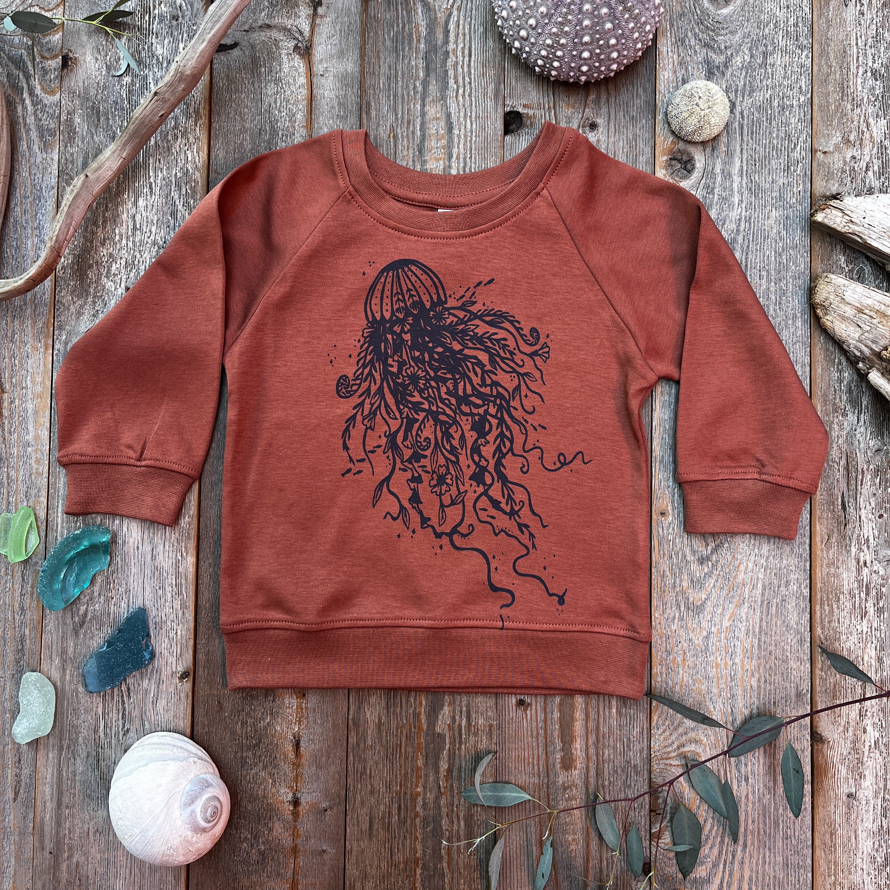 Bough & Antler "In Bloom" Kid's Jellyfish Pullover