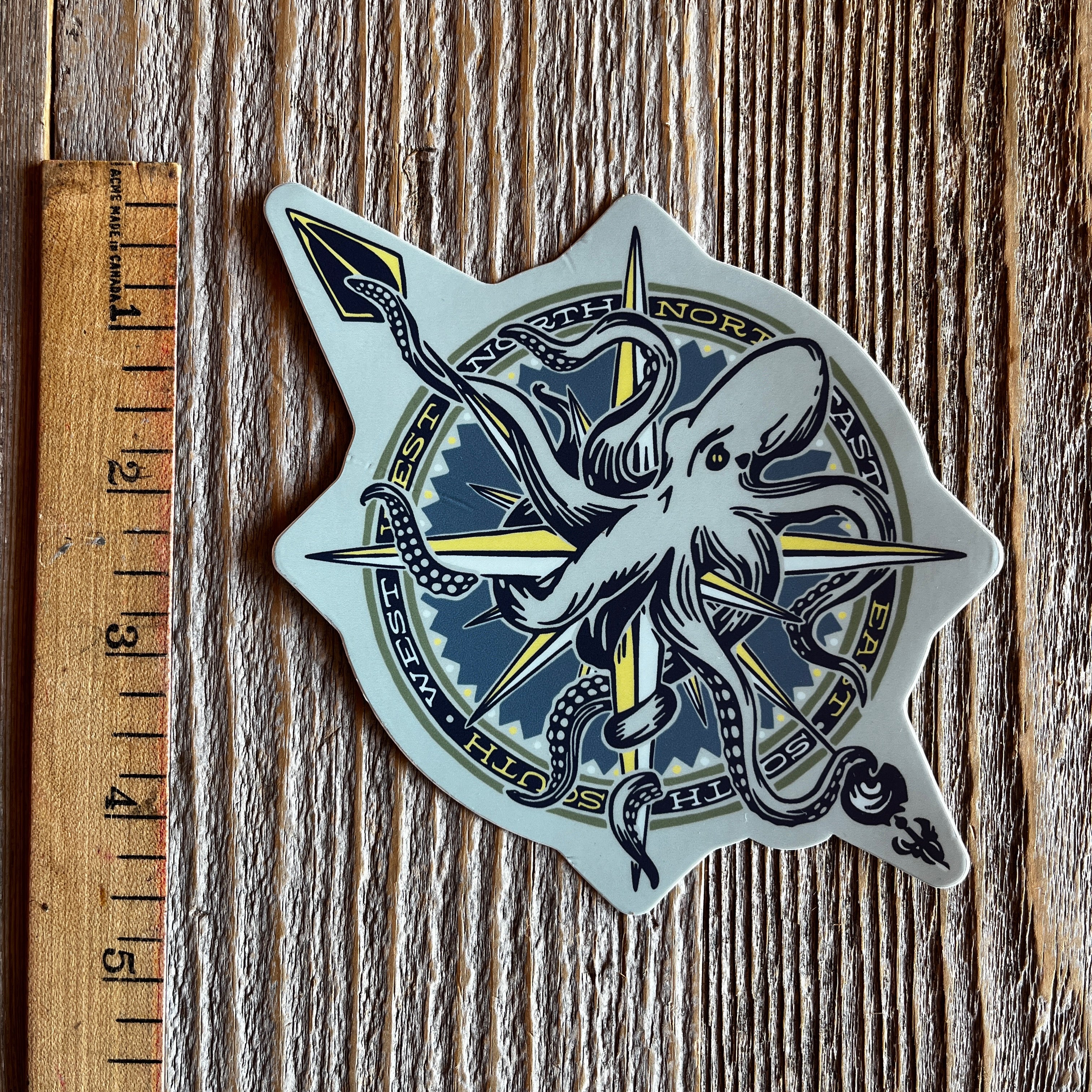Bough & Antler "Nautical Compass" Sticker